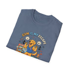 Gym is my escape - Happy retriever Gym T-Shirt