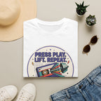 Press play. Lift. Repeat T-Shirt