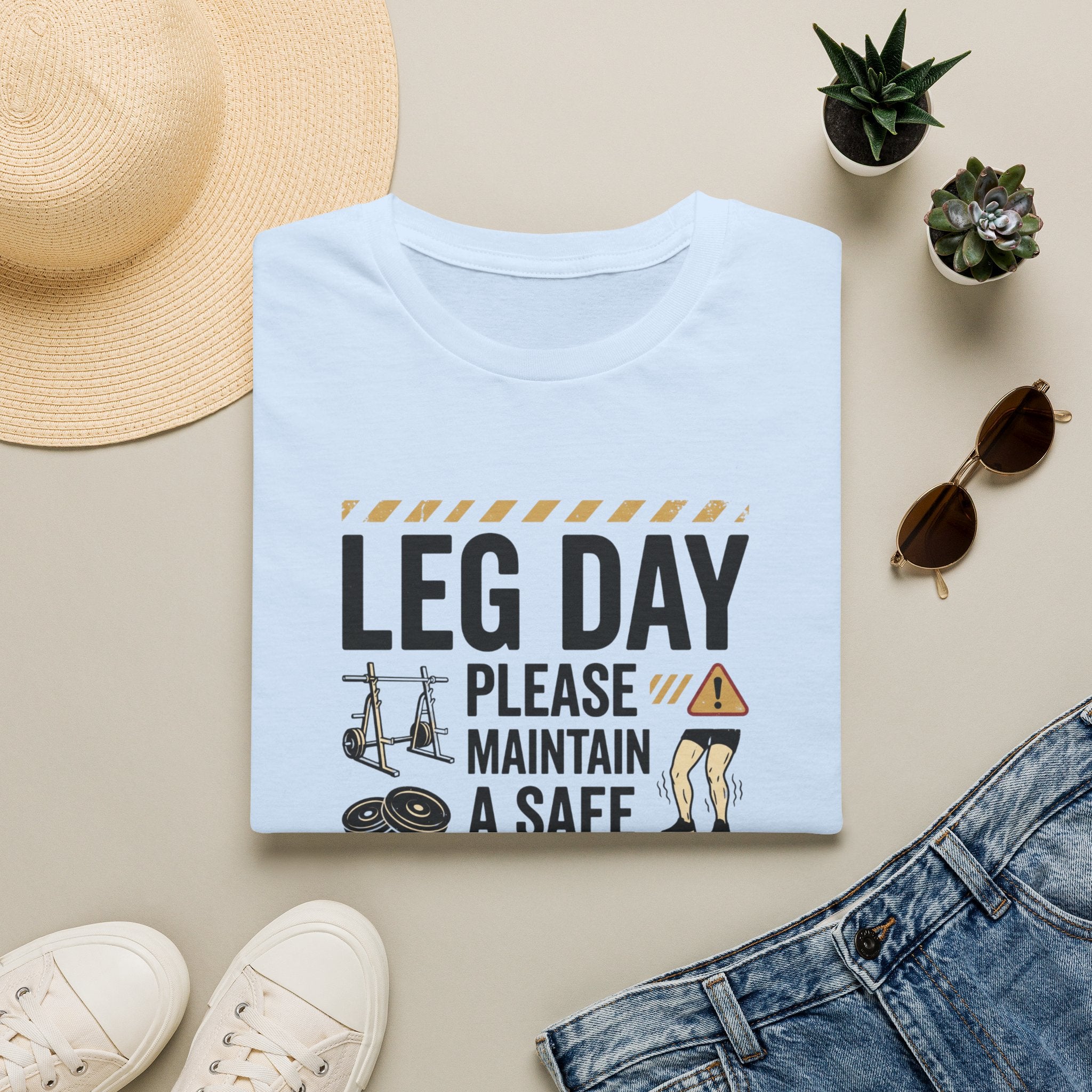 Leg day - Please maintain a safe distance T-Shirt