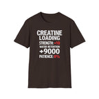 Creatine Loading – Strength +10 / Patience: 0% T-Shirt