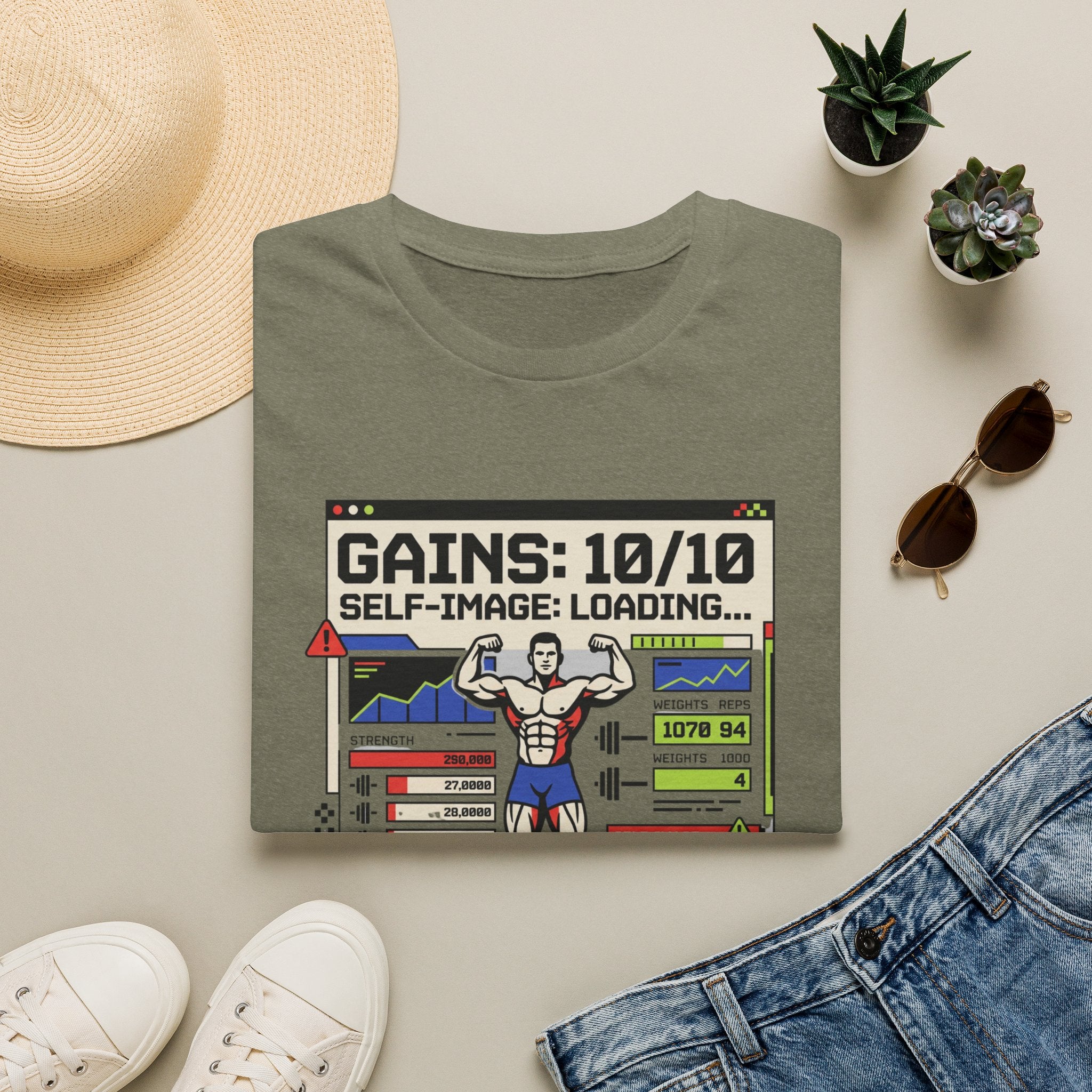 Gains vs Self Imagine T-Shirt