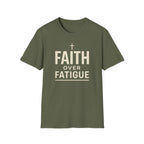 Faith Over Fatigue – Cross & Endurance Bold Tshirt