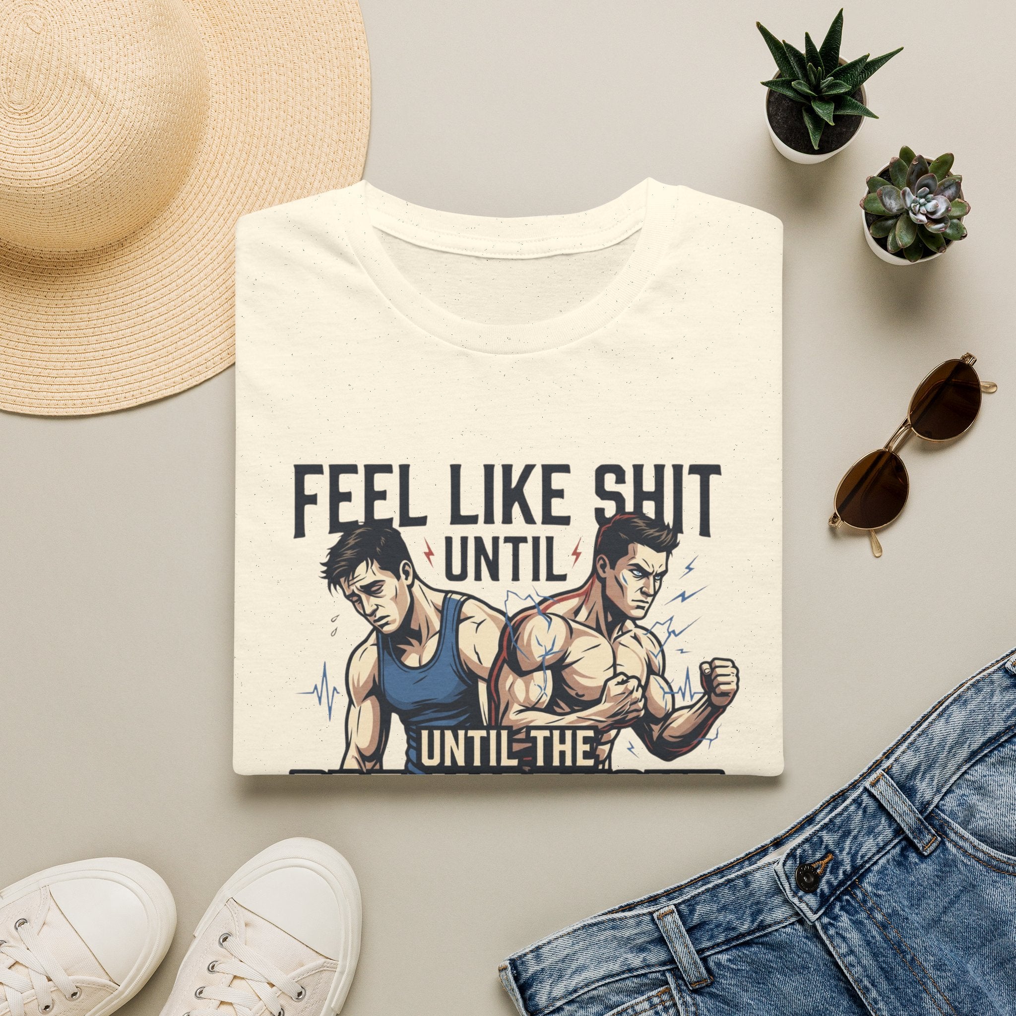 Feel Like shit until pre hits - Graphic T-Shirt