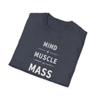Mind + Muscle = Mass – Equation T-Shirt