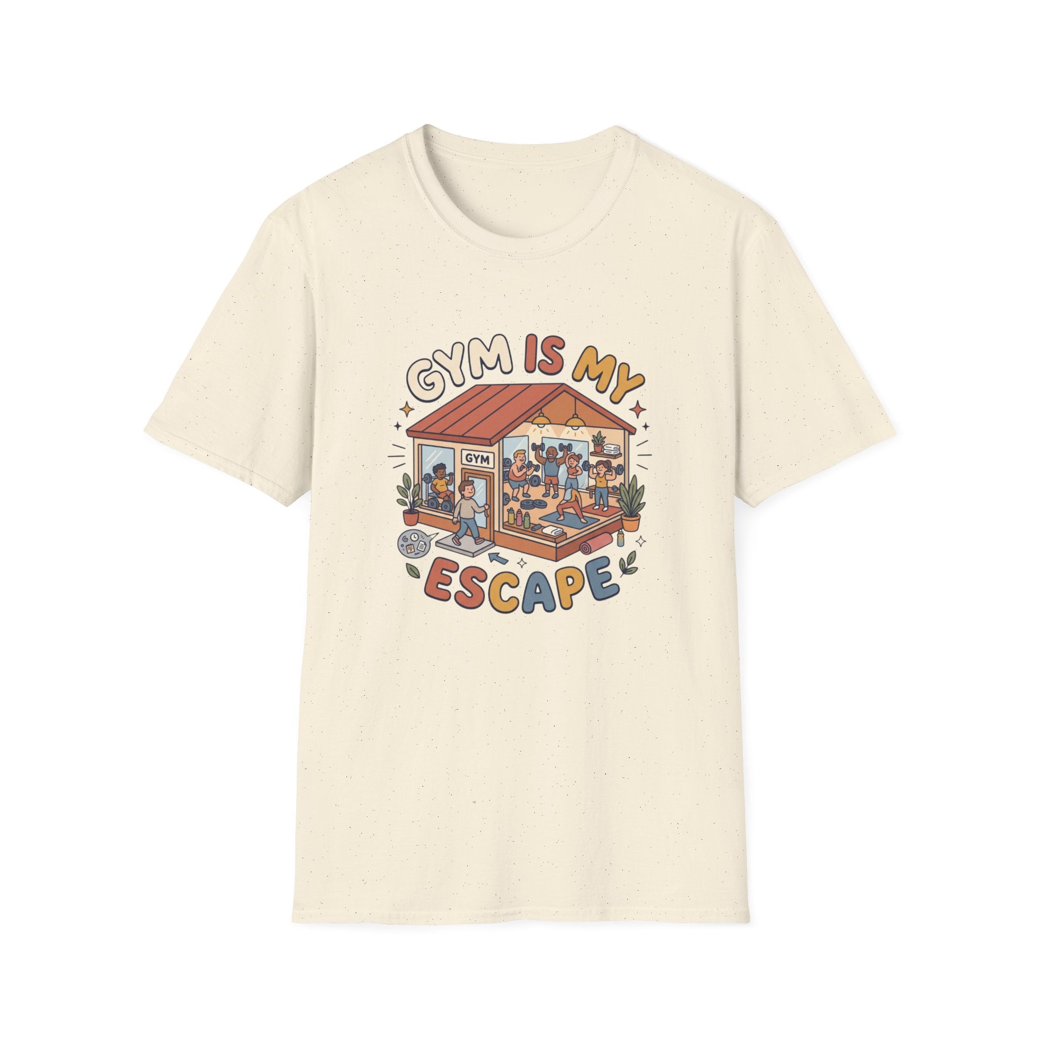 Gym is my escape - Warm T-Shirt