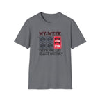 Waiting for gym - Week schedule T-Shirt
