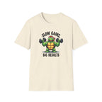 Slow Gains, Big Results – Turtle Power Edition T-Shirt