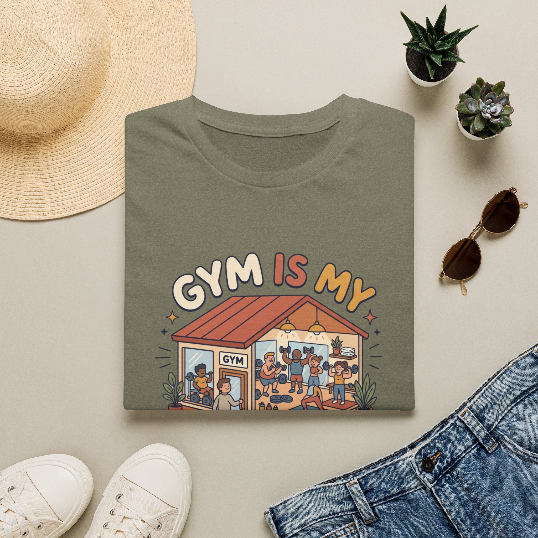 Gym is my escape - Warm T-Shirt