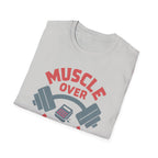 Muscle Over Math – Barbell Crunch Edition T-Shirt