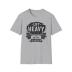 Lift Heavy, Petty Harder (Vintage Crest Edition) T-Shirt