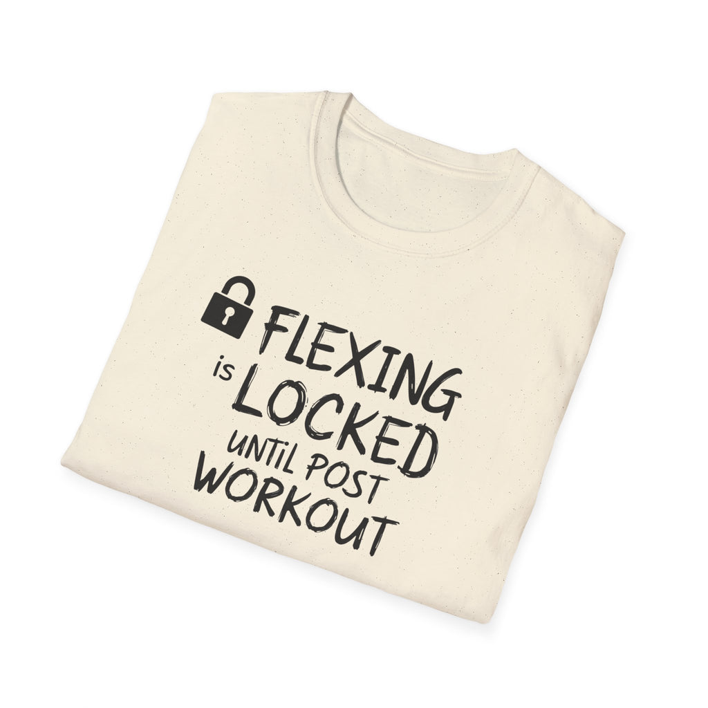 Flexing Locked – Post-Pump Protocol T-Shirt