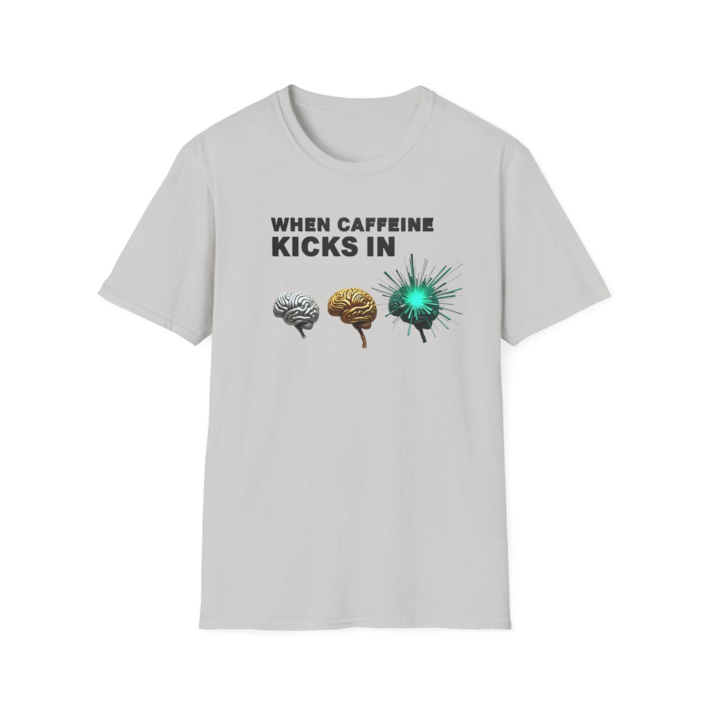 When Caffeine Kicks In – Brain Upgrade Sequence T-Shirt
