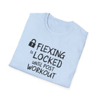 Flexing Locked – Post-Pump Protocol T-Shirt