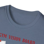 Gym Vision Board – Gains with a Side of Sarcasm T-Shirt