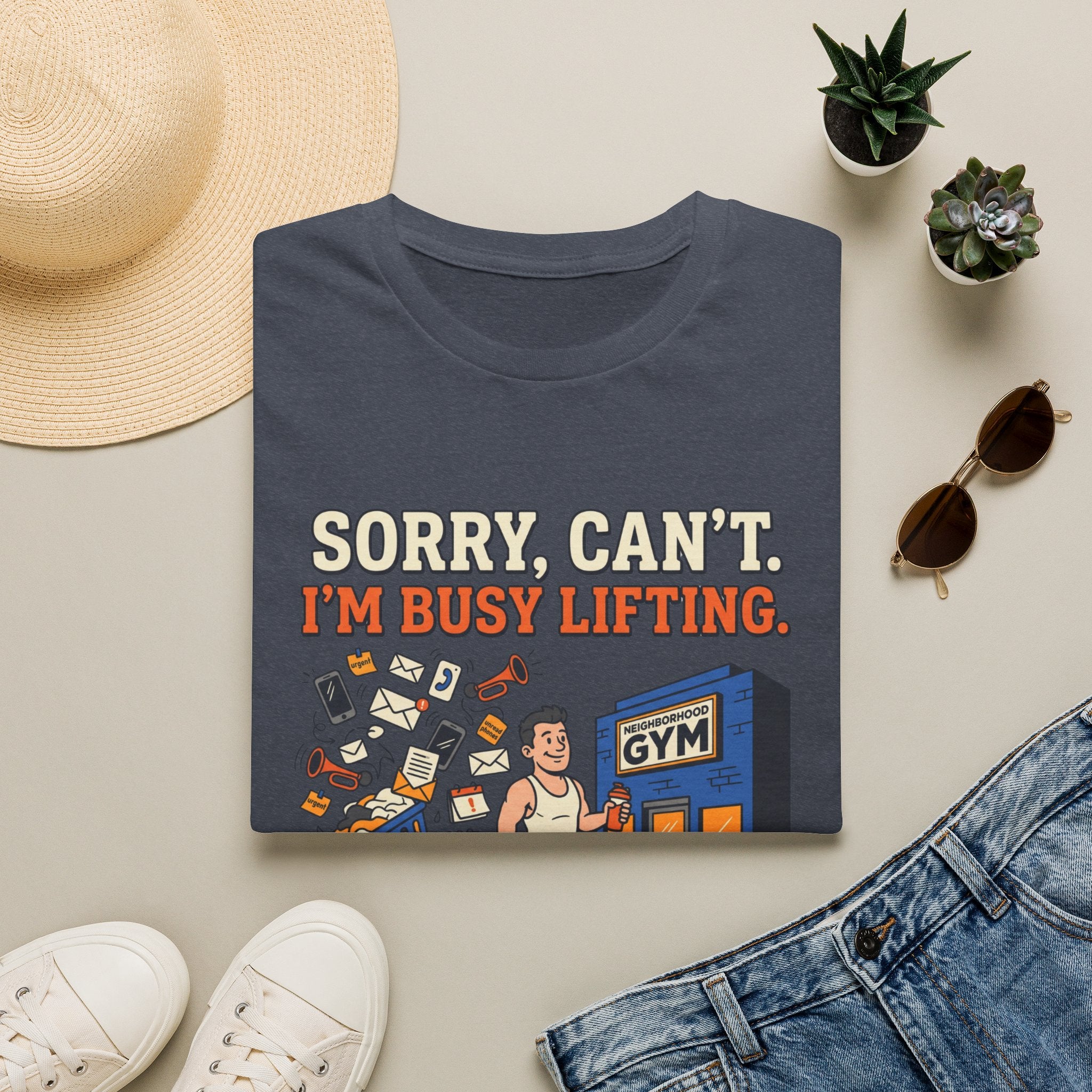 Sorry, can't. I'm busy lifting T-Shirt