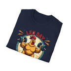 Leg Day Is My Cardio (Muscle Chicken Edition) T-Shirt