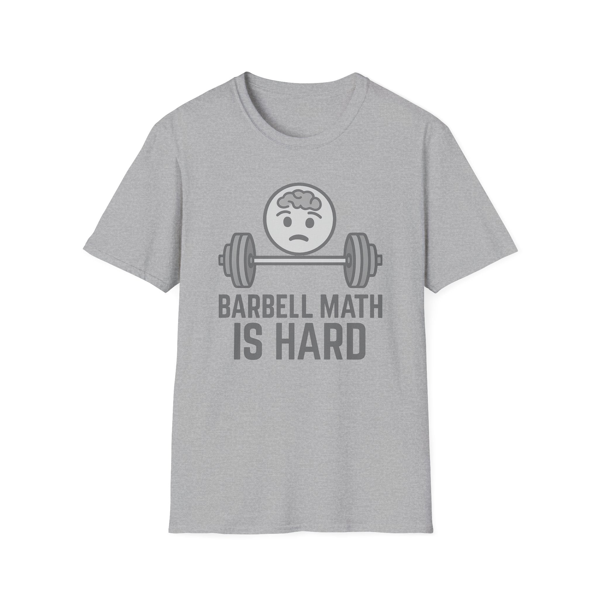 Barbell Math Is Hard – Brain Freeze Edition T-Shirt