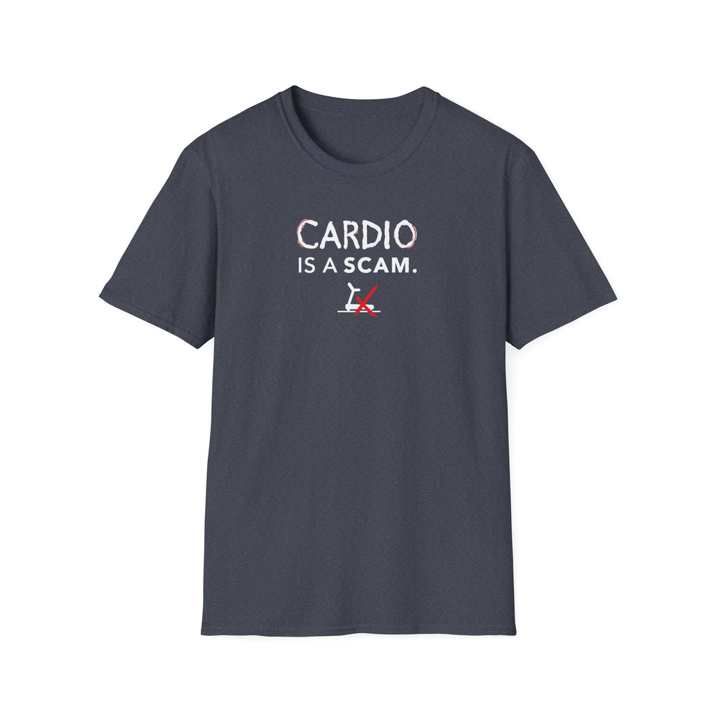 Cardio Is a Scam typo T-Shirt