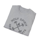 Holy Spirit. Heavy Weights. – Crossed Barbells Emblem Tshirt