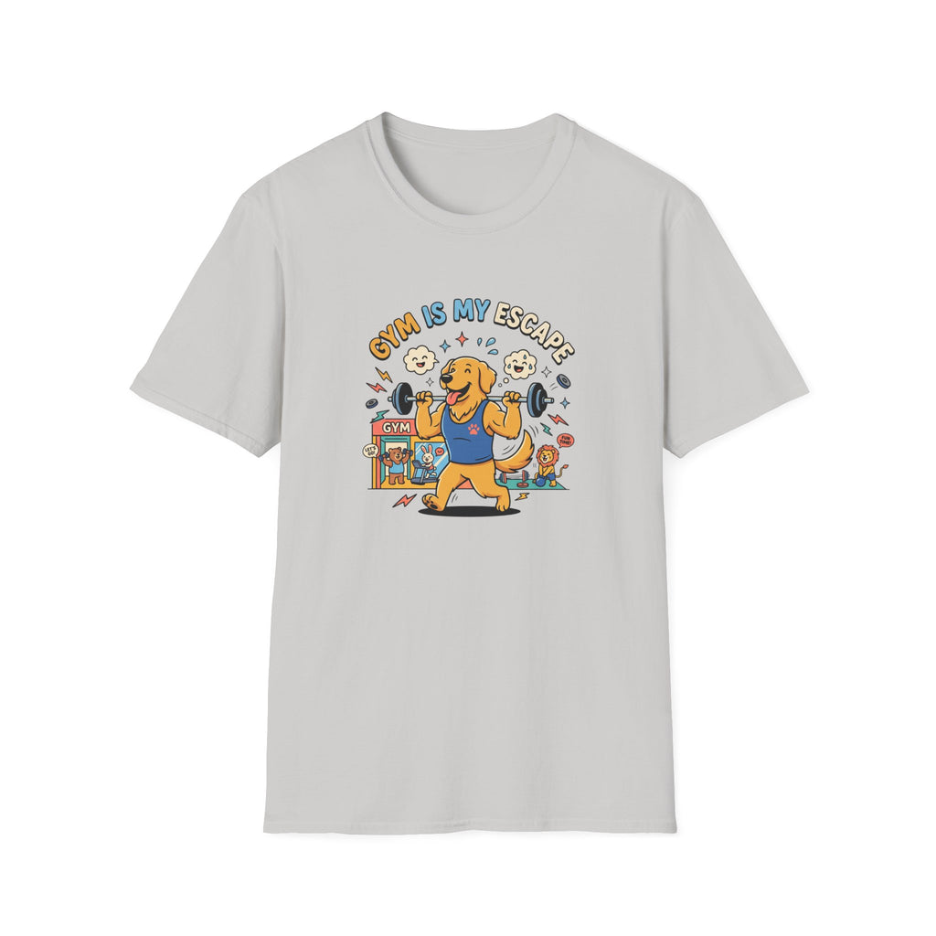 Gym is my escape - Happy retriever Gym T-Shirt