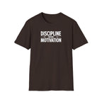 Discipline > Motivation – Barbell Edition T-Shirt