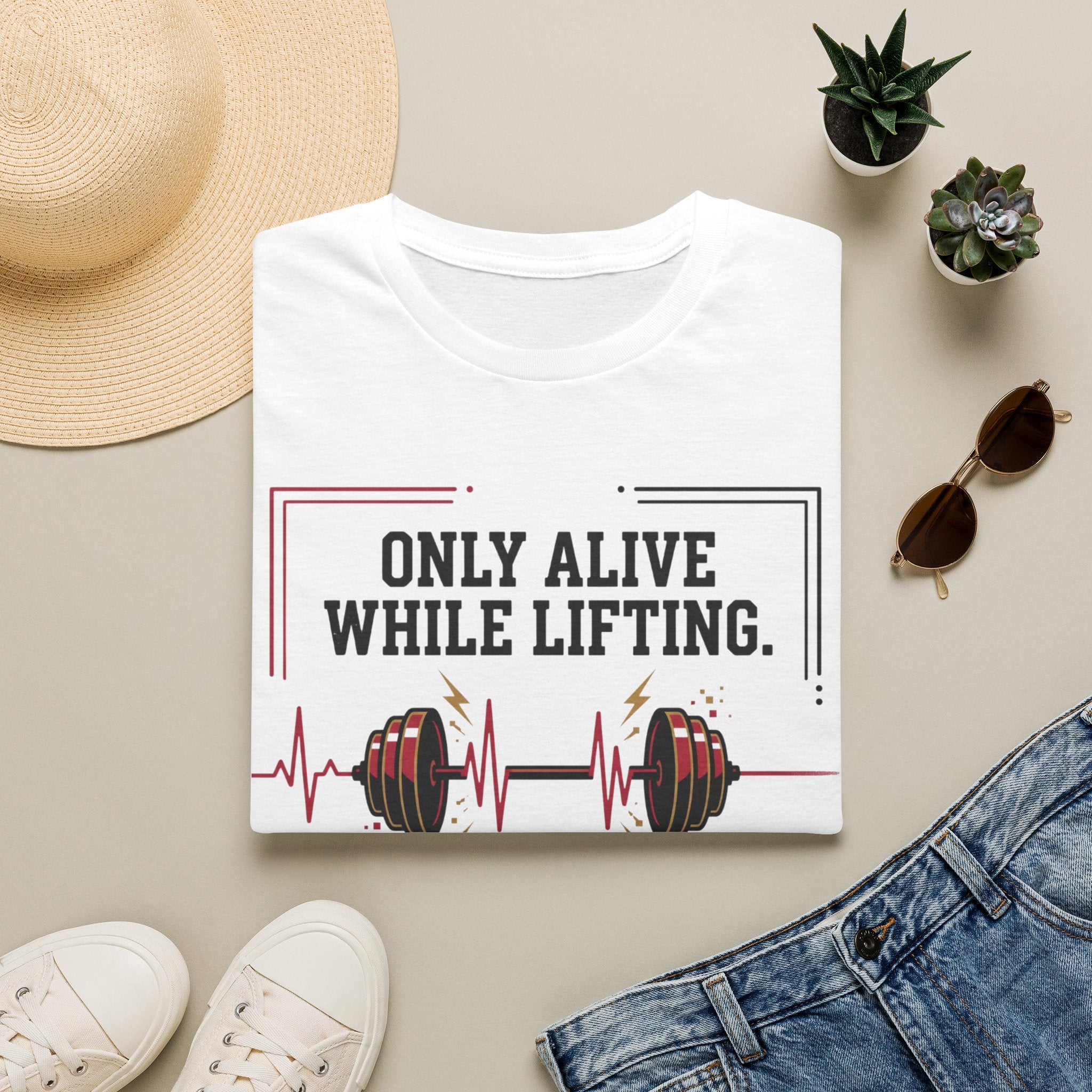 Only Alive After Lifting T-Shirt