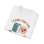 I Came for the Plates, Not the Dates – Gym Humor T-Shirt