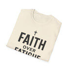Faith Over Fatigue – Cross & Endurance Bold Tshirt