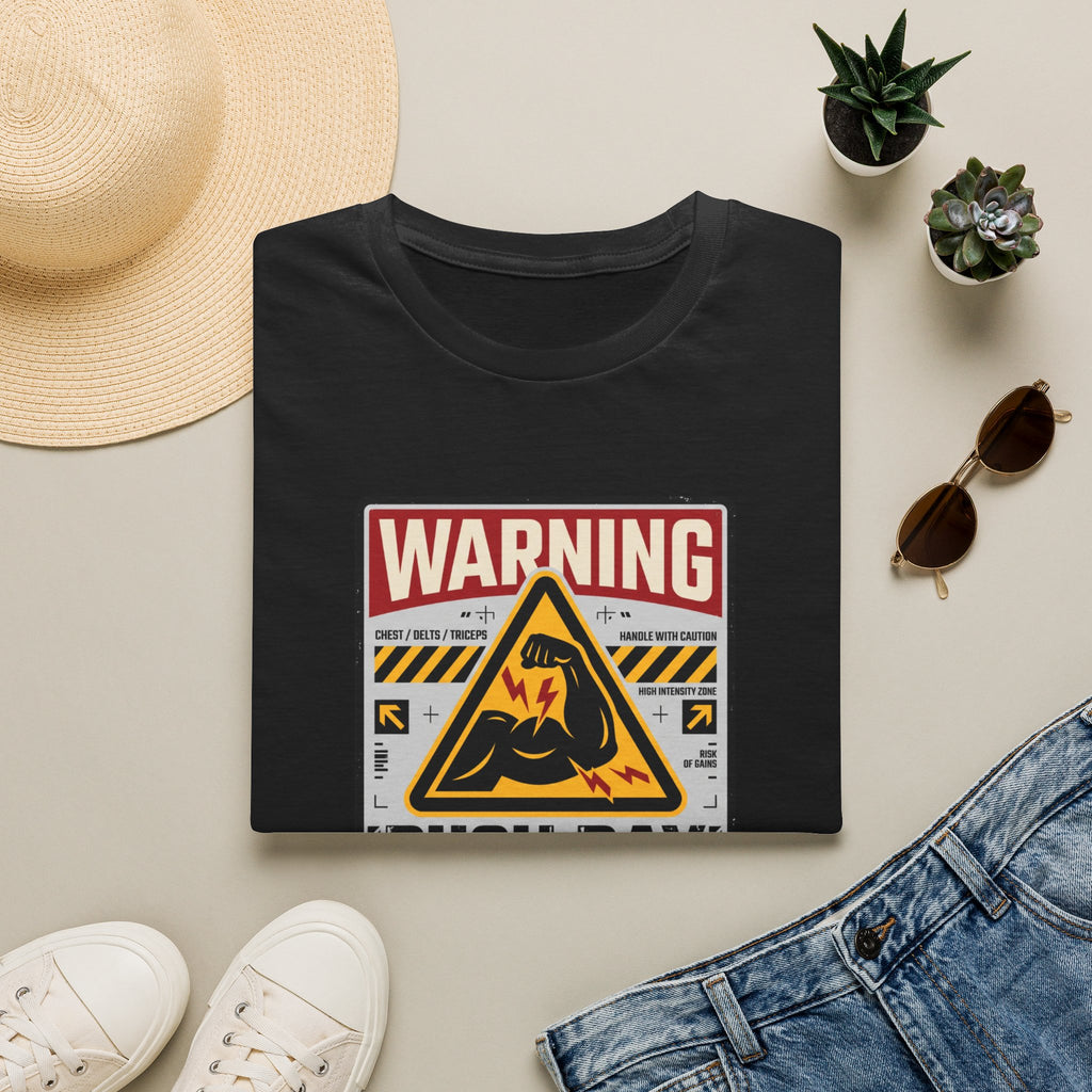 Warning - Push day in progress T-Shirt