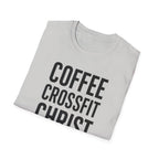 Coffee. CrossFit. Christ. – Bold Faith & Fitness Tshirt