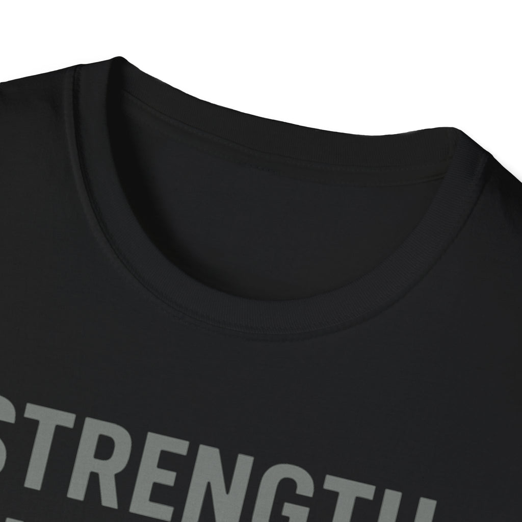 Strength Through Scripture – Bold Faith & Fitness Statement Tshirt