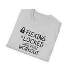 Flexing Locked – Post-Pump Protocol T-Shirt