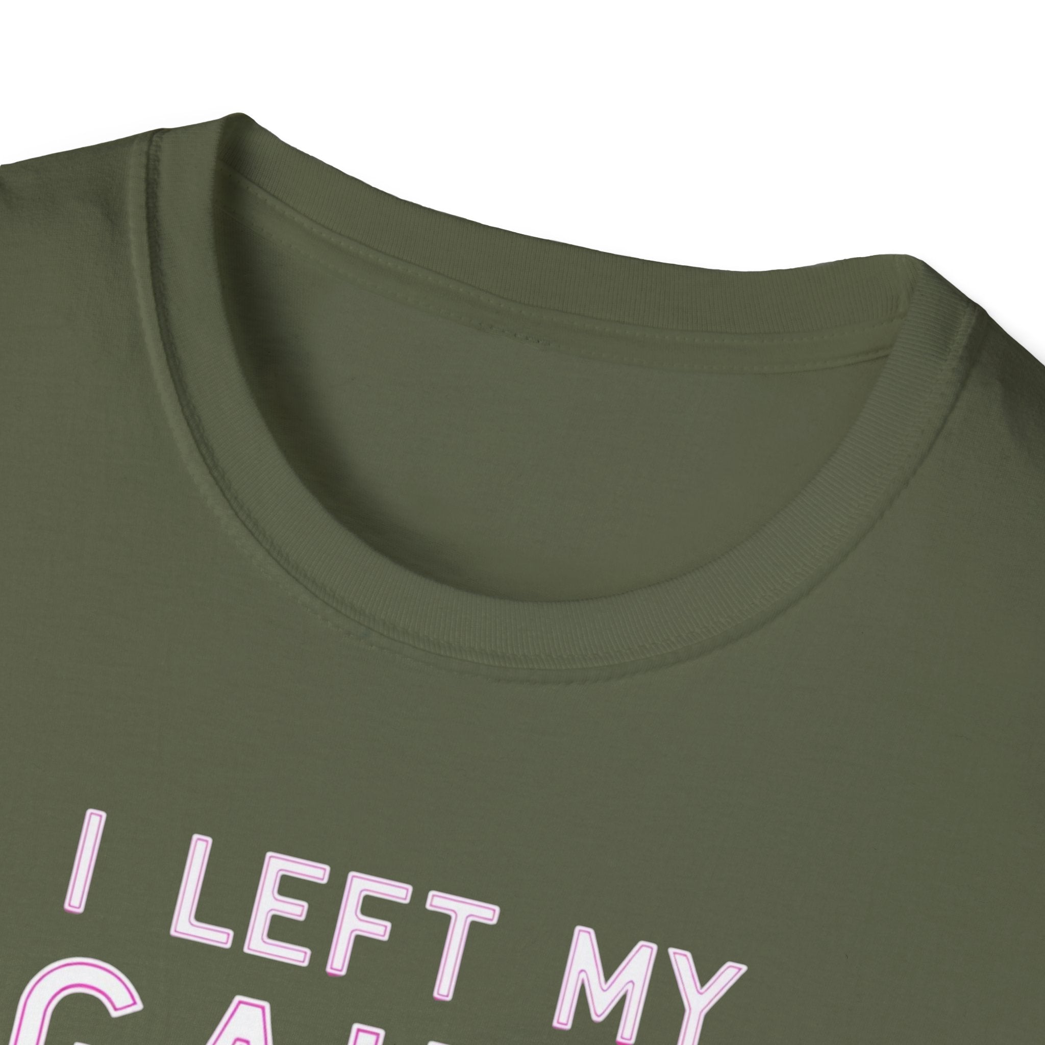 I Left My Gains for This? – Neon Gym Life T-Shirt