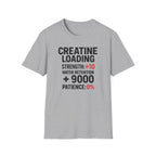 Creatine Loading – Strength +10 / Patience: 0% T-Shirt
