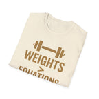 Weights > Equations – Glow Mode Edition T-Shirt
