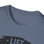 Lift Heavy, Petty Harder (Vintage Crest Edition) T-Shirt