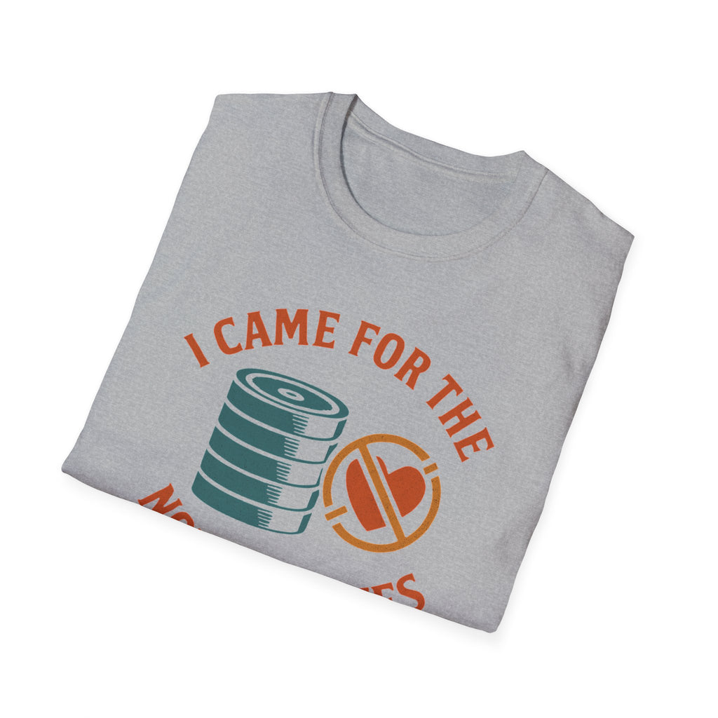 I Came for the Plates, Not the Dates – Gym Humor T-Shirt