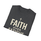 Faith Over Fatigue – Cross & Endurance Bold Tshirt