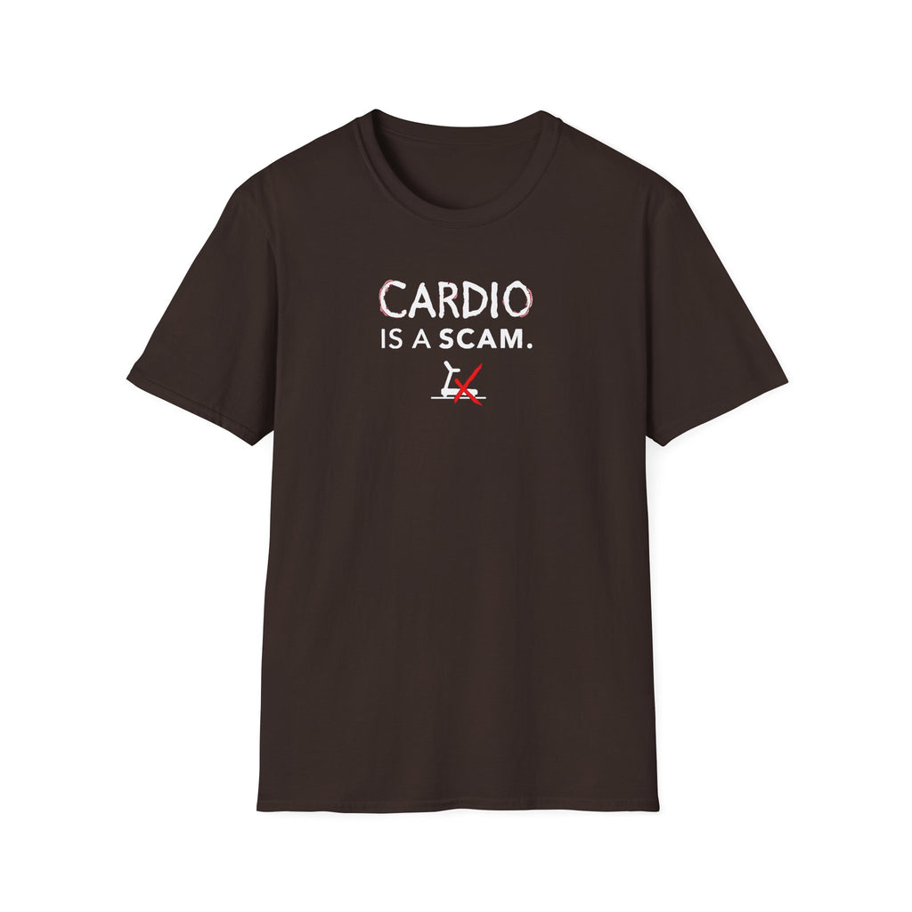 Cardio Is a Scam typo T-Shirt