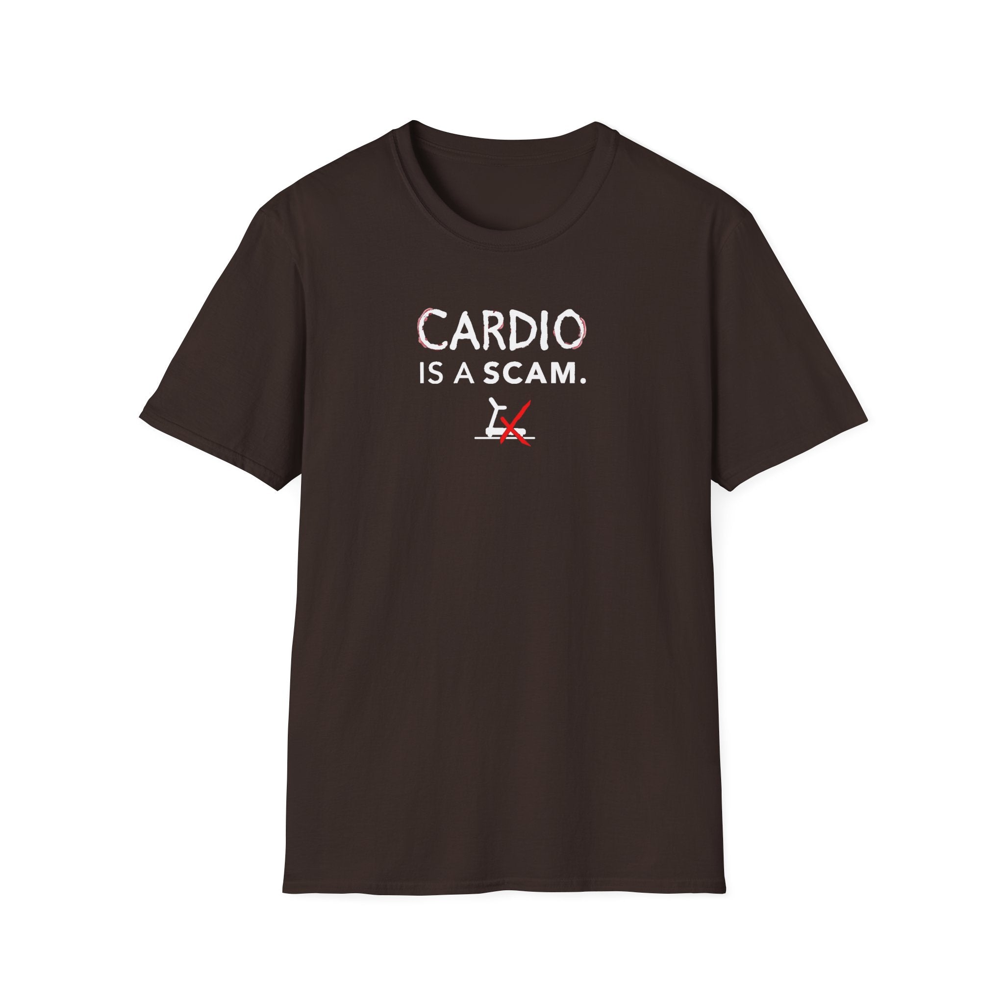 Cardio Is a Scam typo T-Shirt