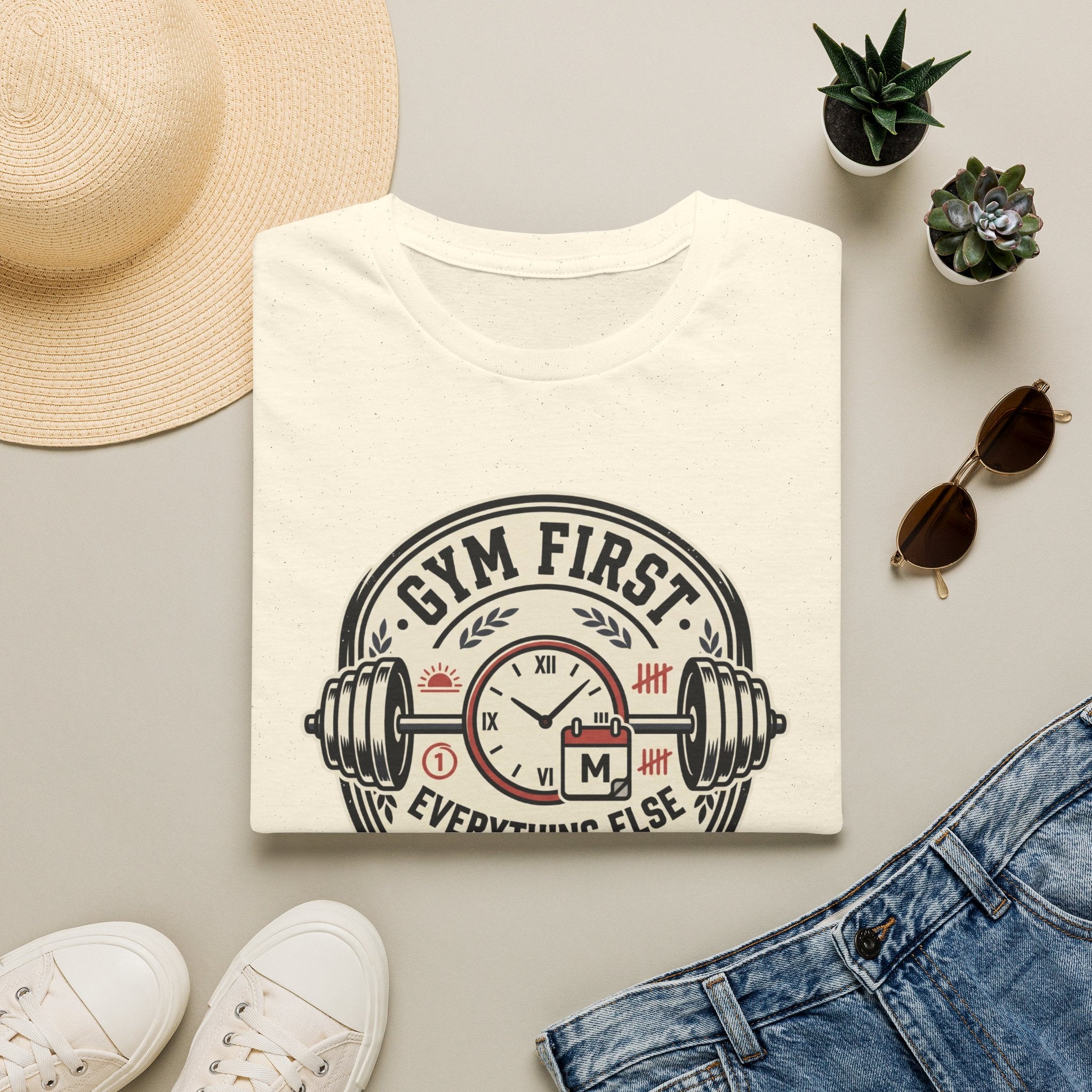 Gym first - Everything else fits around it T-Shirt