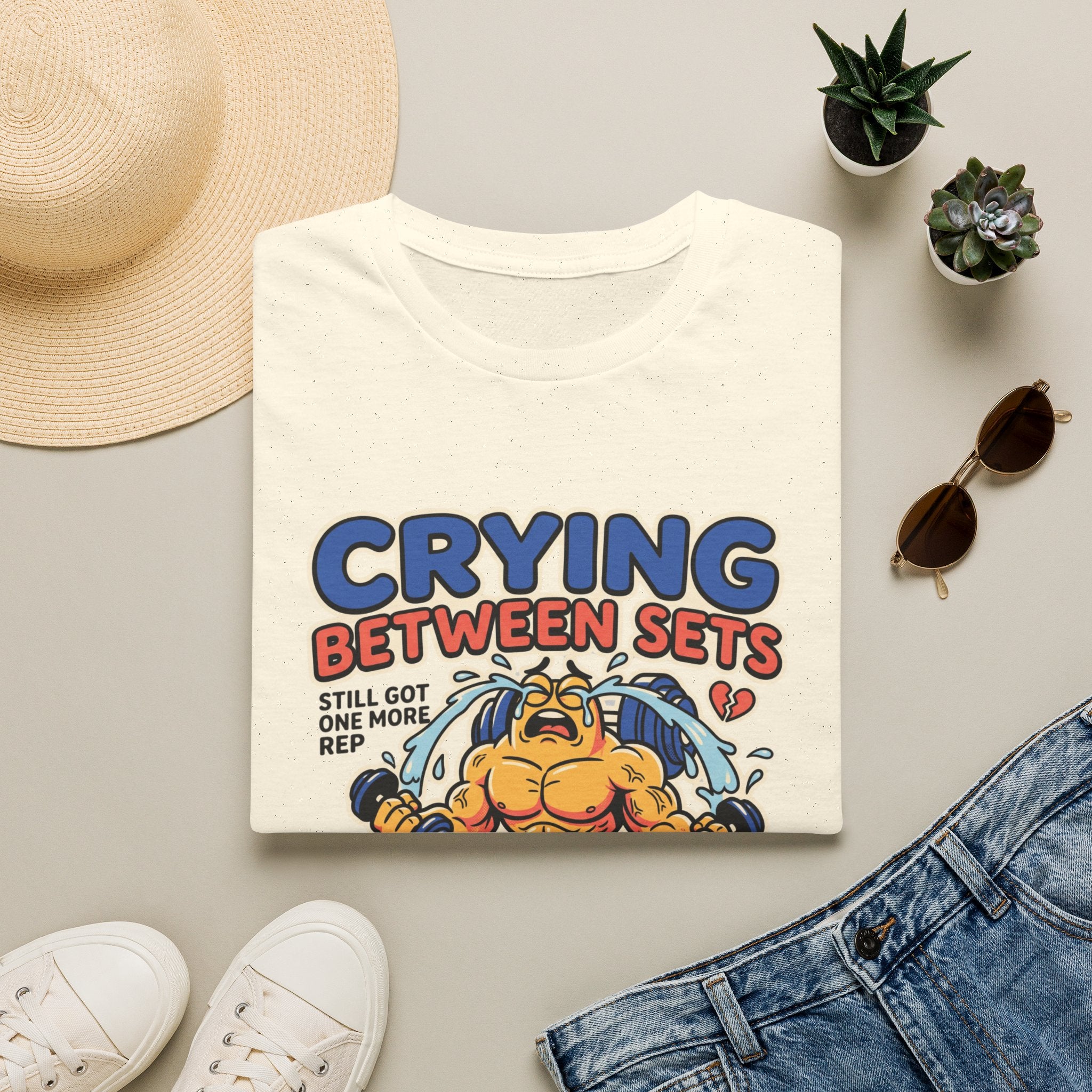 Crying between sets T-Shirt