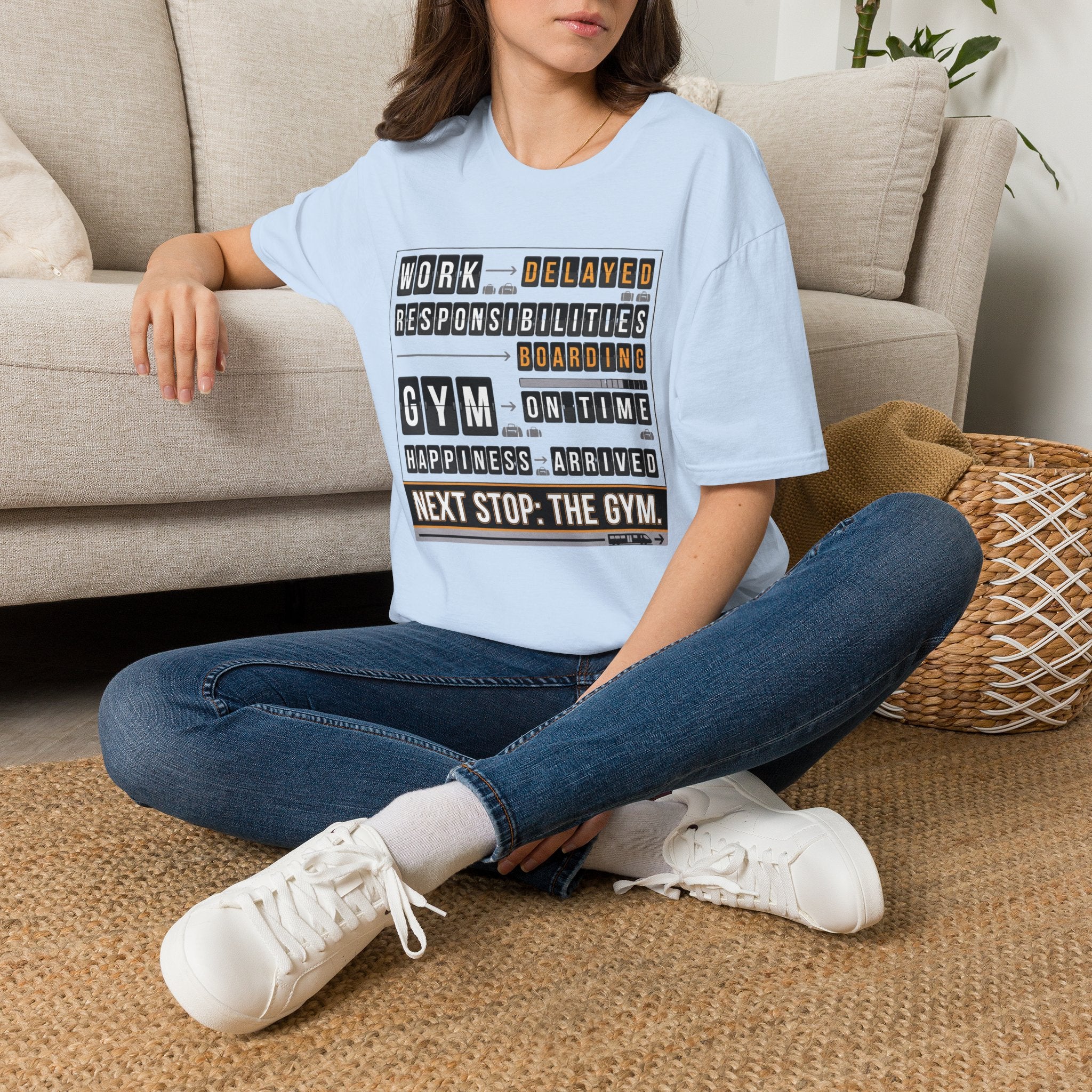 Waiting for gym - Week Schedule T-Shirt