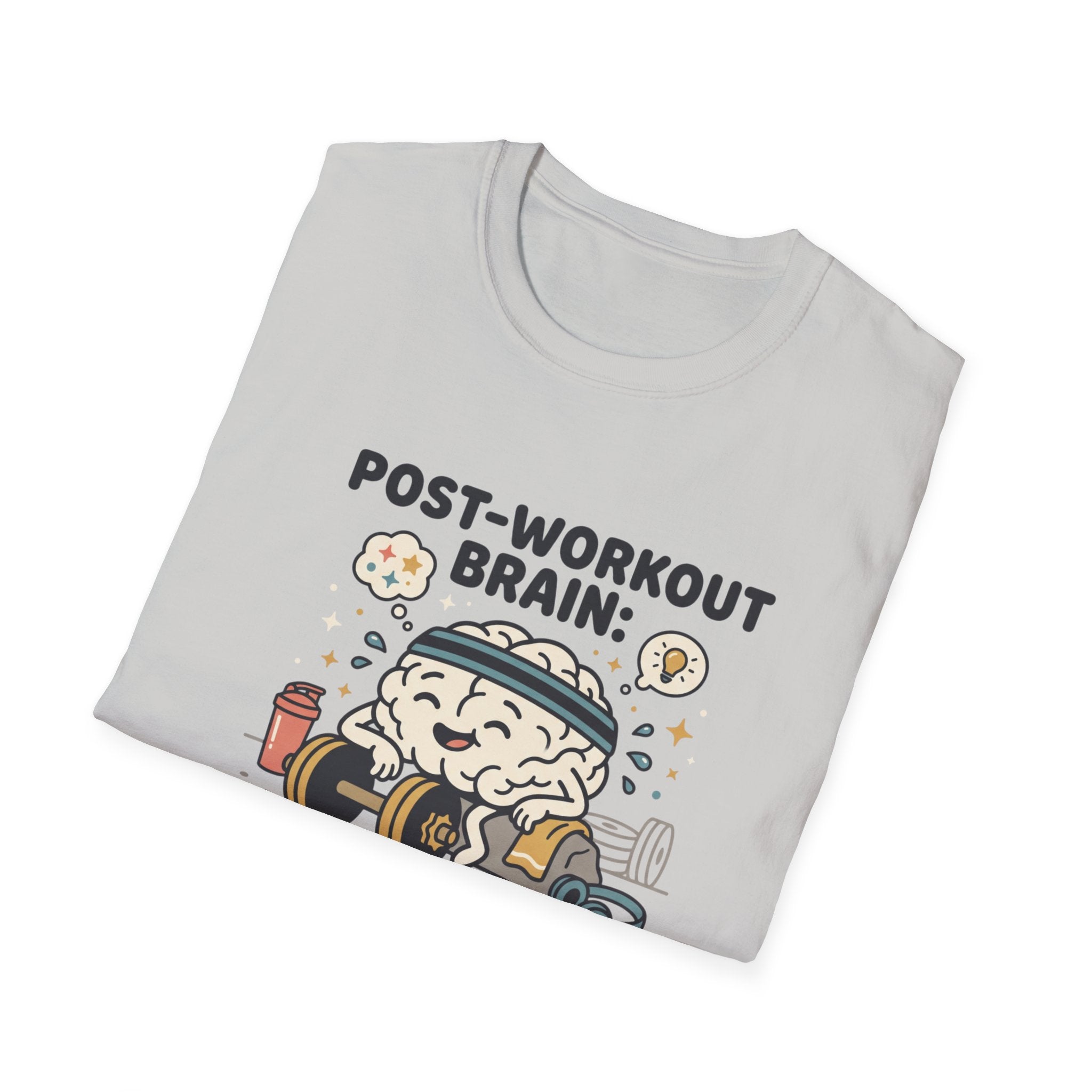 Post workout brain : Online again T-Shirt