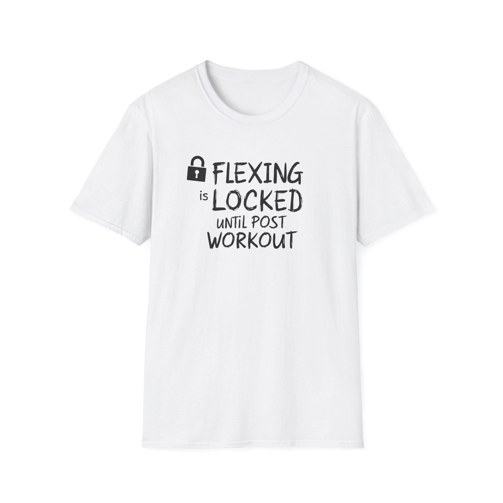 Flexing Locked – Post-Pump Protocol T-Shirt