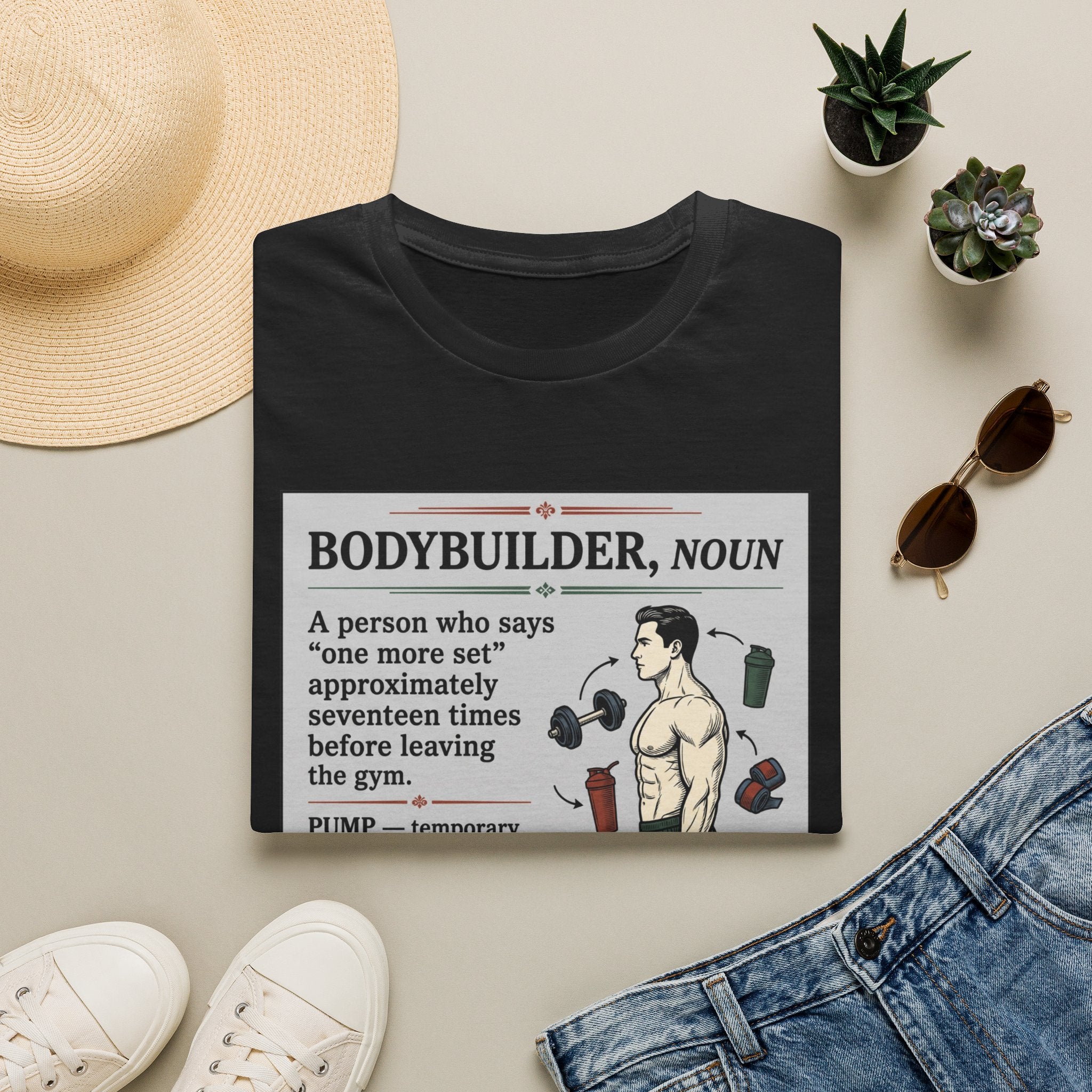 Bodybuilder, noun T-Shirt