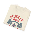 Muscle Over Math – Barbell Crunch Edition T-Shirt