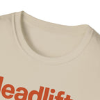 Deadlifts & Discipline – Bold Gym Typography T-Shirt