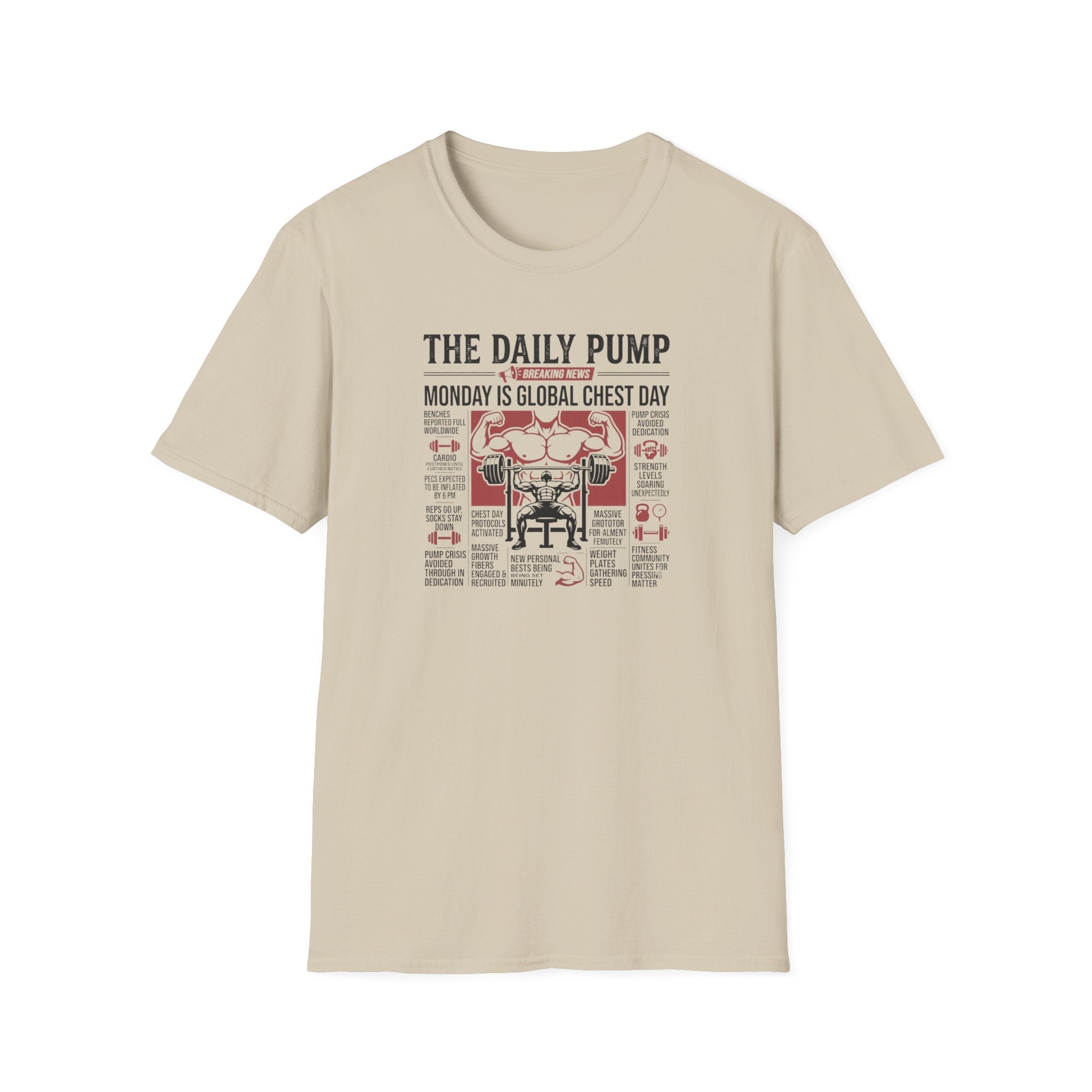 Monday is Global chest day - Breaking news T-Shirt