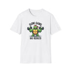 Slow Gains, Big Results – Turtle Power Edition T-Shirt